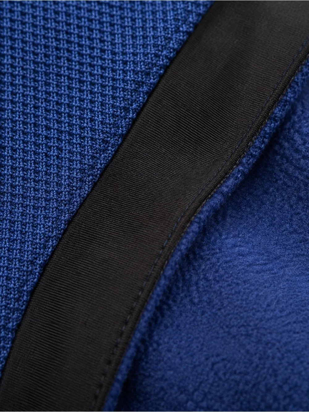 Spyder Outbound Blue Black Half Zip Fleece Ski Performance Knit Pullover Men’s M